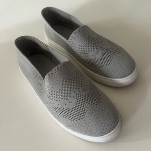 Slip on Grey Comfy shoes.